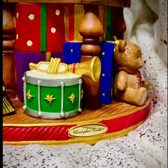 Christopher Radko snow globe music box